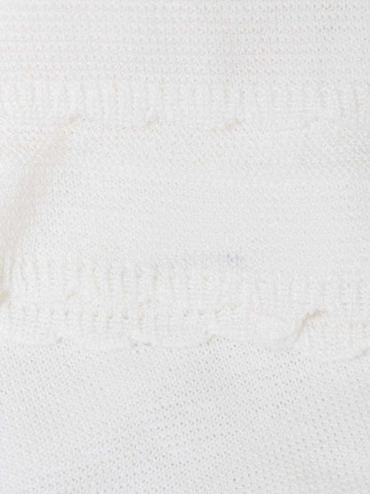 エムズグレイシー 728321 ボレロ カーディガン 40 ホワイト フリル ラインストーン ITJK31VJ602C