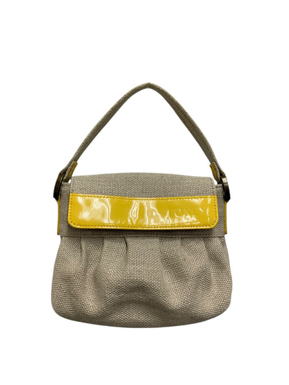 フォクシーブティック ミニバッグ ベージュ エナメル リネン IT9GCDT0SMS2