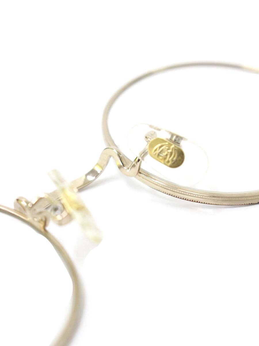 ジョンレノン JL-1047 メガネ ゴールド/ブラウン チタニウムフレーム フルリム ラウンド ITH86KSOZCDC