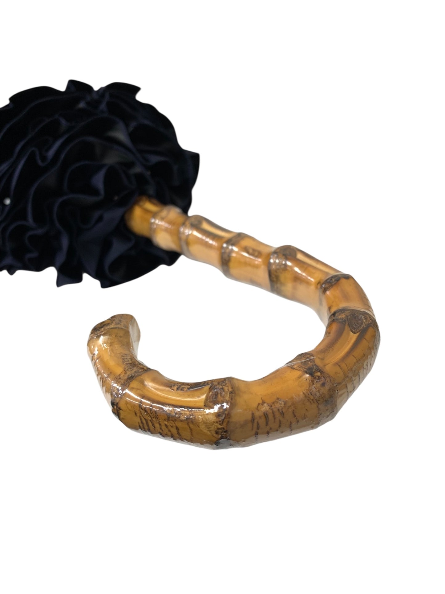 サンバリア100 長傘 Mサイズ フリル ネイビー 晴雨兼用傘 完全遮光 ITKIRS8JHDL6