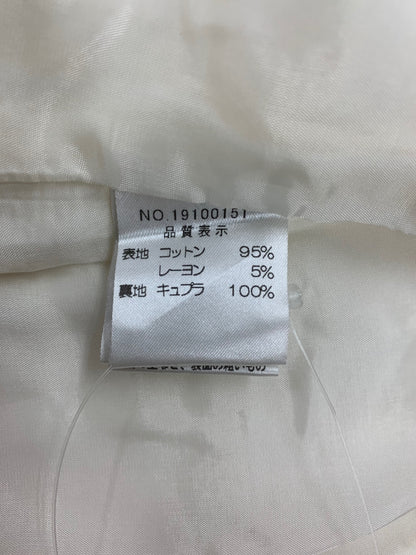 ハロッズ 19100151 ジャケット 2 ホワイト フリンジ コットン キュプラ ITS78MGBM6C1 【SALE】