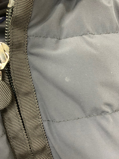 エムズグレイシー 819509 ダウンコート 38 ネイビー レッキスファー ダブルジップ 2way ITDK6VNDLB4P