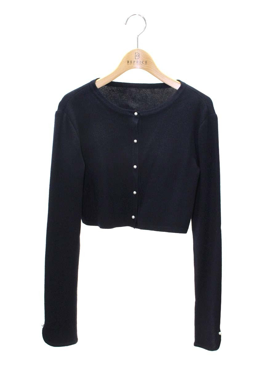 フォクシーブティック 37148 カーディガン 38 ネイビー ニット ITBB4H1HGH4D