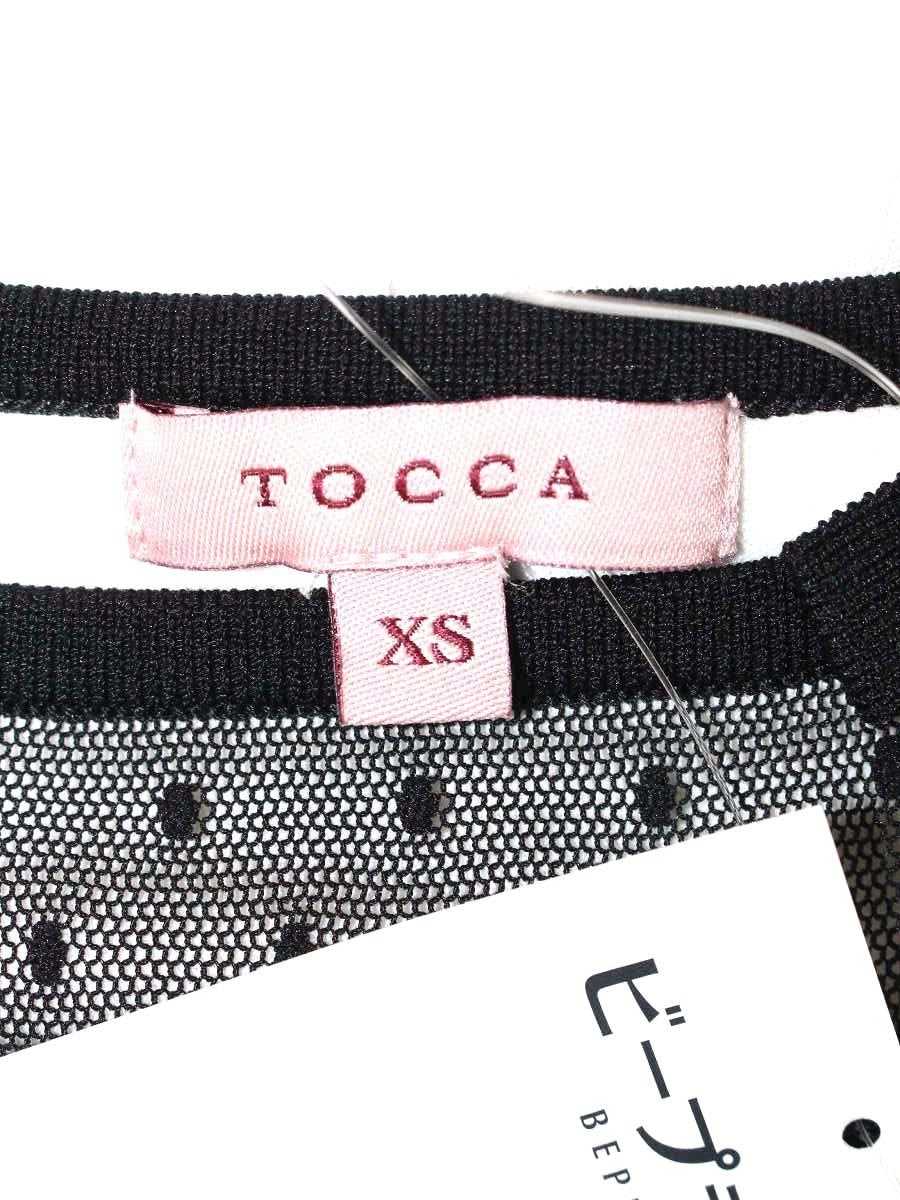 トッカ CHAMPS ELYSEES プルオーバー KRTONZ0401 カットソー XS ホワイト レース IT7PG596RM1X