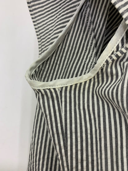 エムズグレイシー Message Print One-piece 911346 ワンピース 38 グレー ストライプ IT4AIIBYNMNK