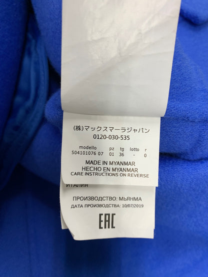 ウィークエンドマックスマーラ 504101076 ジャケット 36 ブルー ウール ITL6Y62PPUPW