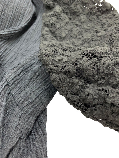 ルネ 6223030 カーディガン 36 ブラック 袖レースパーカー ITSJ349UYSRM