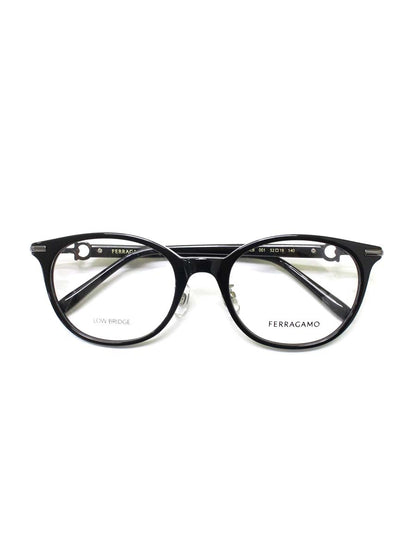フェラガモ SF3004LB 眼鏡 メガネ ブラック メタルフレーム フルリム ウェリントン ITA498DIXZ3K 【SALE】