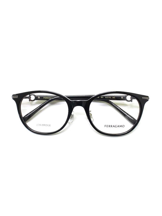 フェラガモ SF3004LB 眼鏡 メガネ ブラック メタルフレーム フルリム ウェリントン ITA498DIXZ3K 【SALE】