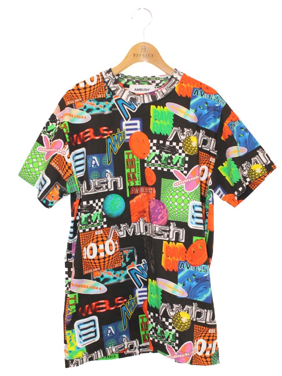 アンブッシュ BMAA080S23JER001 Tシャツ S マルチカラー ロゴ ITGT6OK8ZCJS