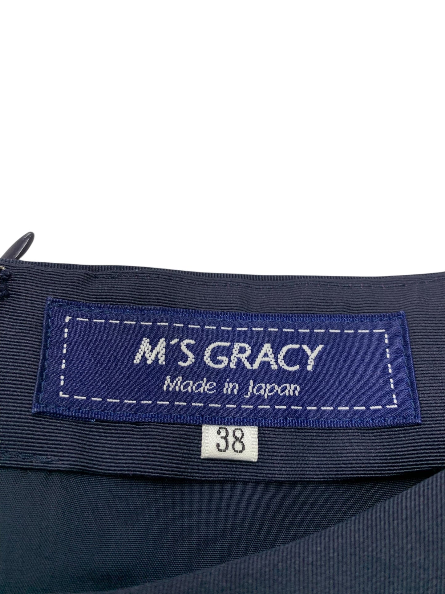 エムズグレイシー Flower pattern Embroidery Dress 911307 ワンピース 38 ネイビー IT78302XVIIK