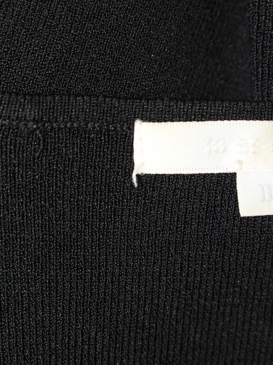 トゥービーシック UAE22-932-09 ニット 2 ブラック フリル IT47DSL5HLVX