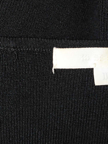 トゥービーシック UAE22-932-09 ニット 2 ブラック フリル IT47DSL5HLVX