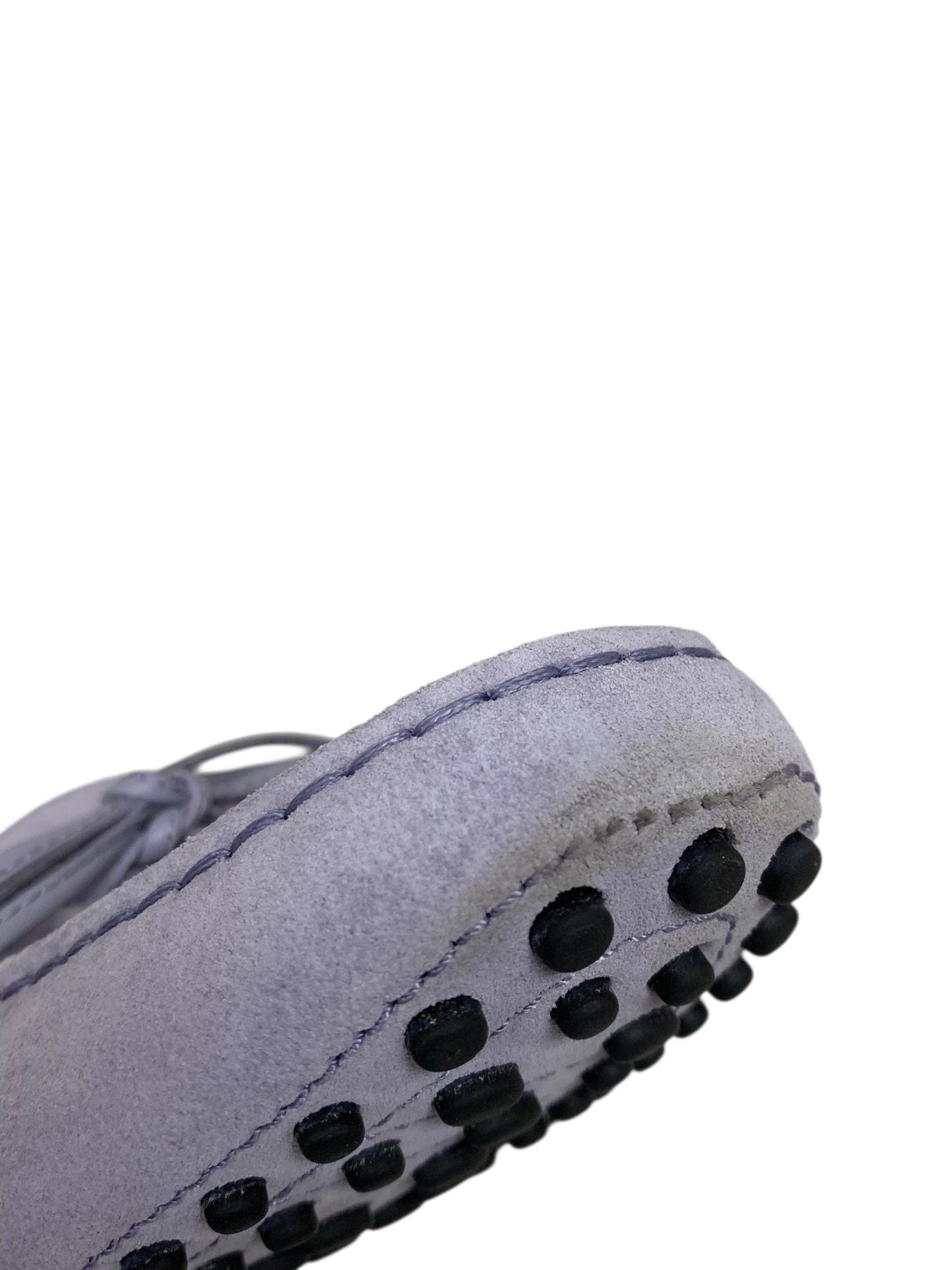 トッズ ドライビングシューズ 38 1/2 パープル スエード ITZMPKCTSN1W