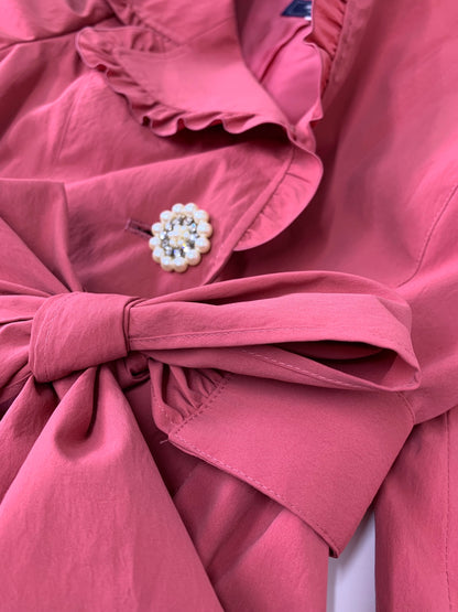 エムズグレイシー フリルテーラードドレスコート 219102 36 ピンク ITAWX8ZR6IRC