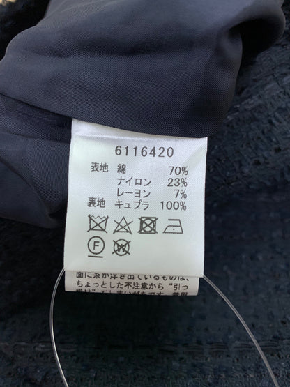 ルネ 6116420 ワンピース 38 ネイビー TISSU ツイード ITCMNCRC4PW2