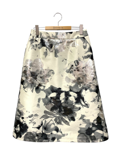 ブールジュ KS-0501701 スカート 11 ホワイト レリアンプラスハウス フレア プリント ITLW57FR94HA
