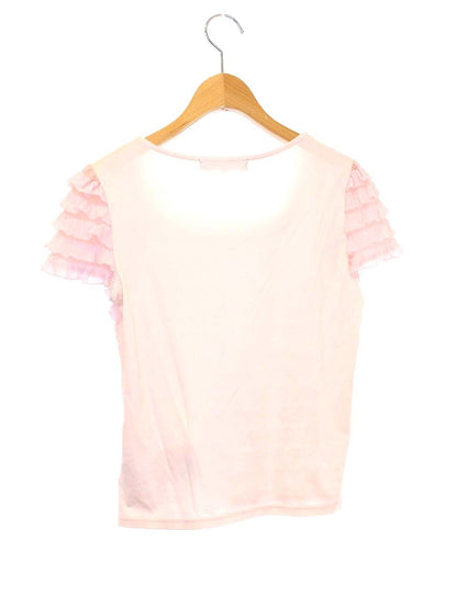 エムズグレイシー 225007 Tシャツ カットソー 38 ピンク フリル ITOEEM7DKNHE