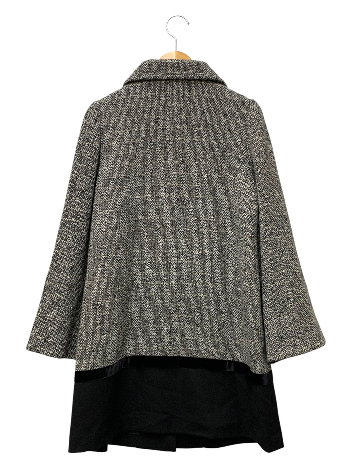エムズグレイシー 029518 コート 38 グレー ウール混 ITQF86J3F5ZC