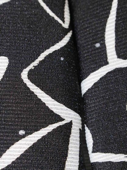 エムズグレイシー 217109 スカート 38 ブラック カメリア リボン IT9O8YZJIOG0