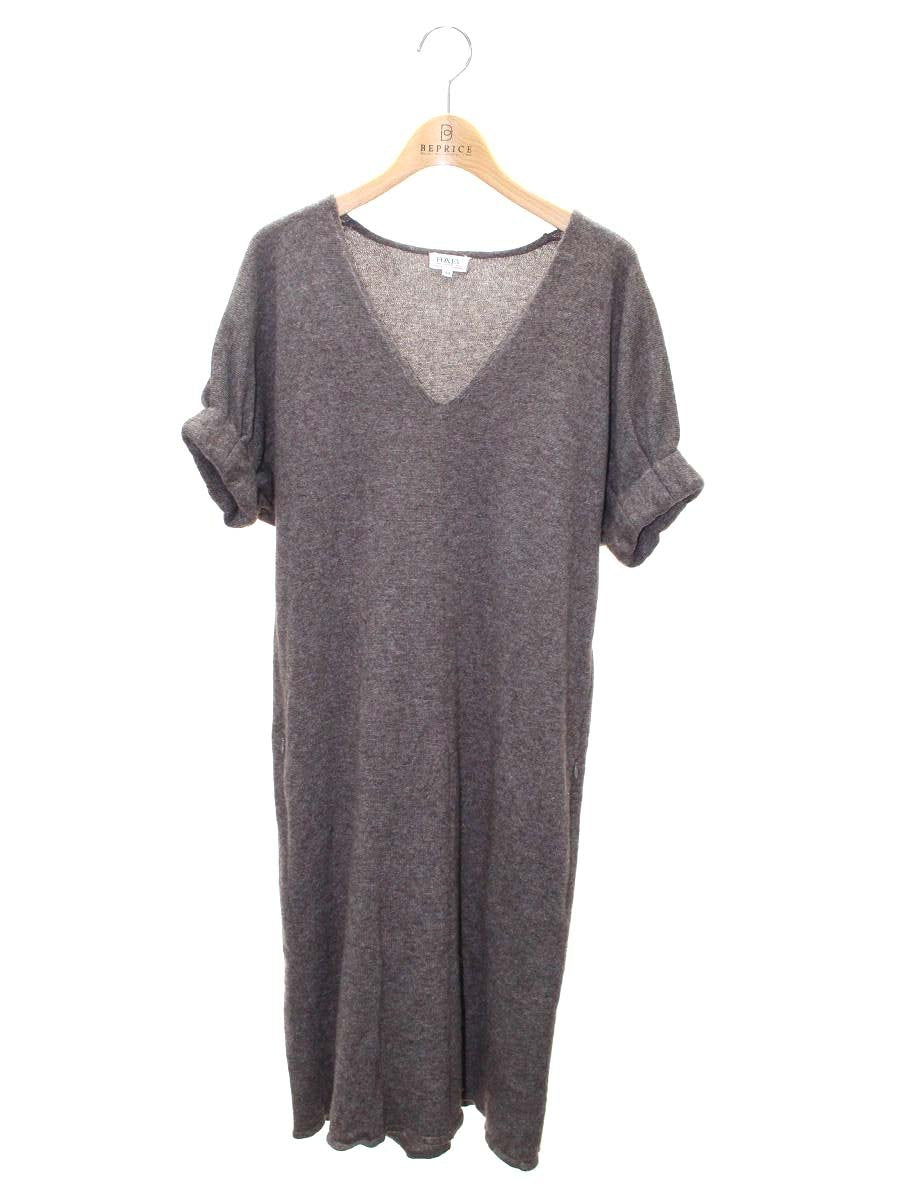 フォクシーブティック 22955 セーター 40 ブラウン ロング カシミヤ IT10UBMSB9GV