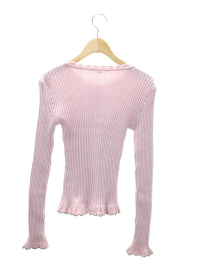 ルネ クロシェニット カーディガン 6942830 34 ピンク IT3YTHYV8OTY