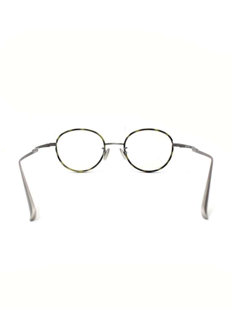 ワンスリーコンパウンドフレーム メガネ シルバー/グリーン/ブラック 眼鏡 cfa06 ITYDL87J93JG 【SALE】