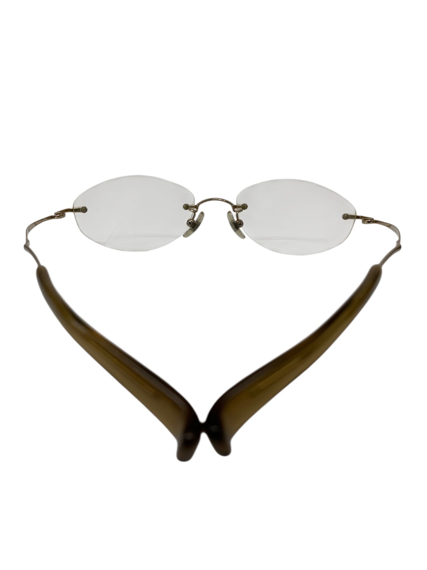 フォーナインズ TW-04D1 メガネ ゴールド リムレス IT0DPOY3UL3A