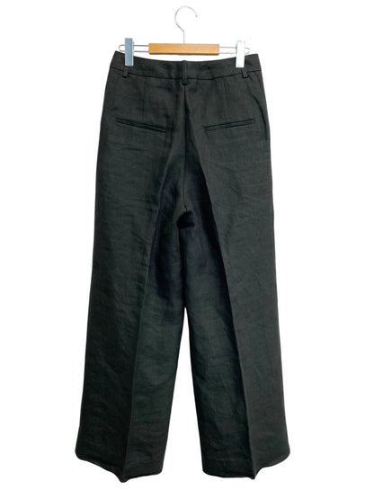 ドゥーズィエムクラス 23-030-500-7010-1-0 ワイドパンツ 36 ブラック リネン 23SS ITESENAAVAZQ