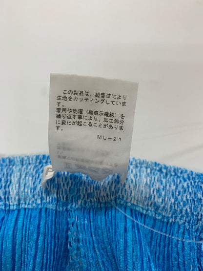 プリーツプリーズイッセイミヤケ PP71-JG723 スカート 3 ブルー メッシュ IT6XCEZT9REO