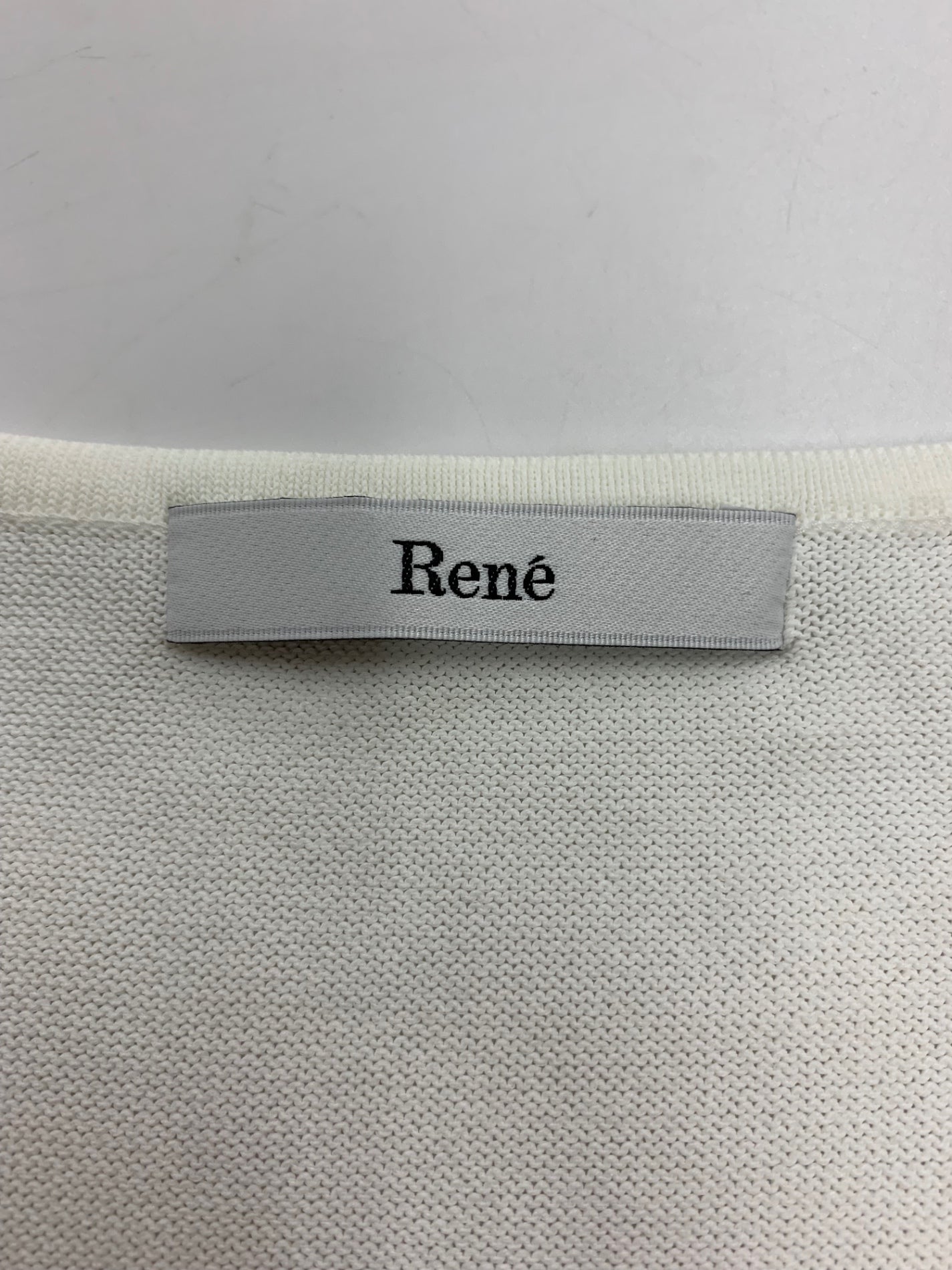 ルネ 6432170 カーディガン 36 ホワイト ITNTD5YEQEGK 【SALE】