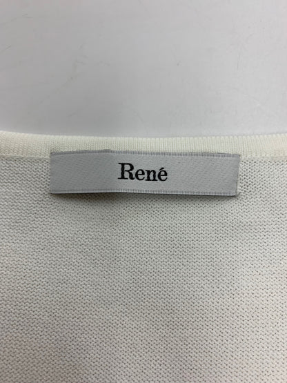 ルネ 6432170 カーディガン 36 ホワイト ITNTD5YEQEGK 【SALE】