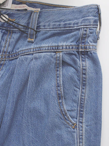 リーバイス PC9-85787-0000 デニムパンツ 25 ブルー プリーツ IT1ZU3C3KHBS