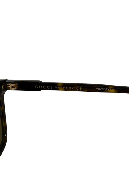 グッチ GG0495SA サングラス ブラウン セルフレーム ボストン べっ甲柄 ITQLY4PKVP14