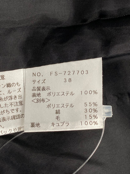 エムズグレイシー 727703 スカート 38 ブラック ツイード 切替 IT1KNGIR8D70 【SALE】