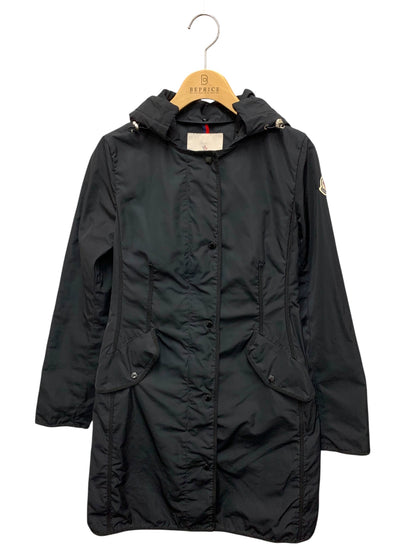 モンクレール ARGELINE GIUBBOTTO B10934962005 54543 ナイロンコート 00 ブラック フード付き IT1OIH92JMVI