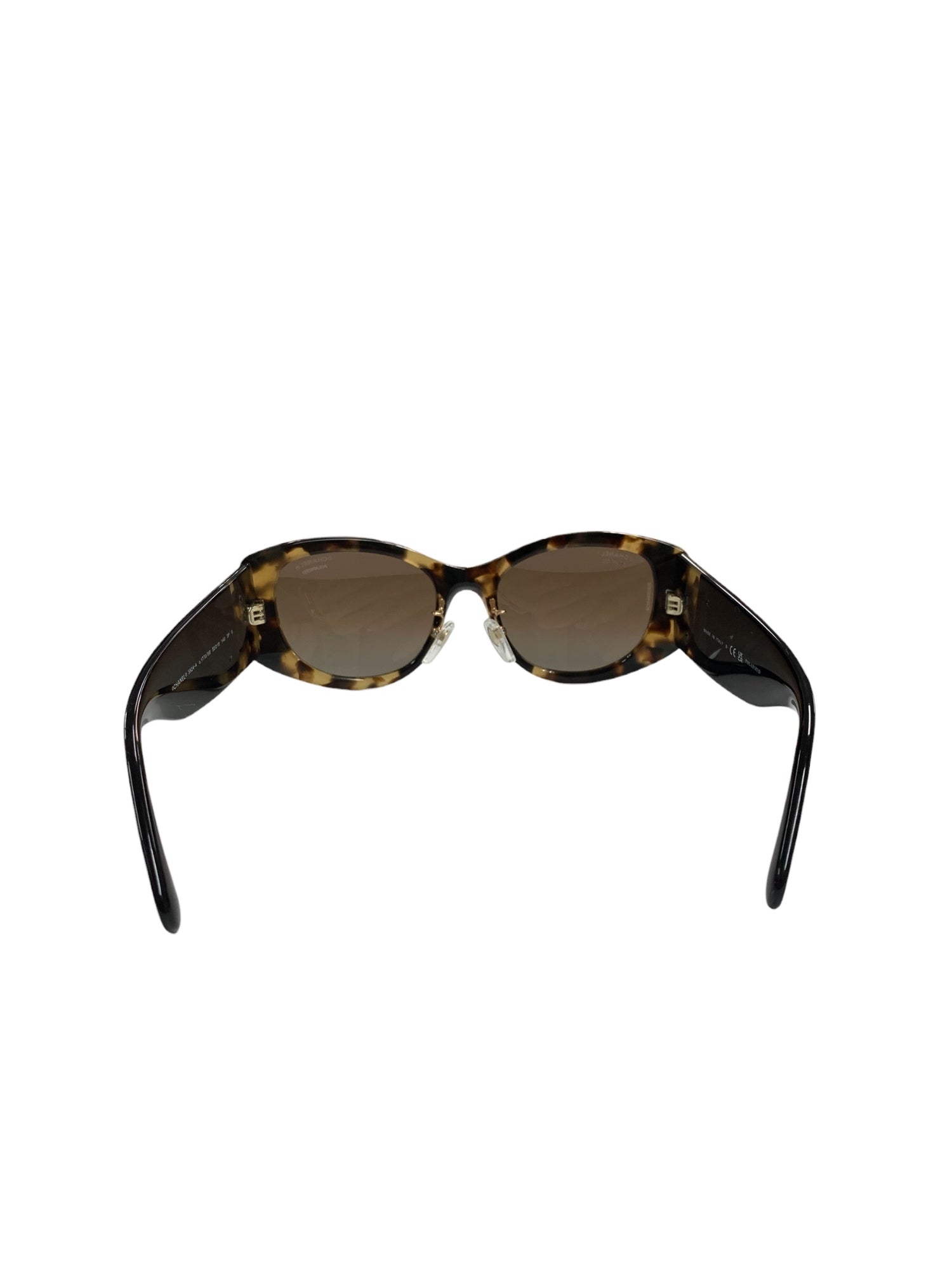 CHANEL ブラウンオーバルサングラス CHANEL サングラス: オーバル シェイプ サングラス, アセテート 9178