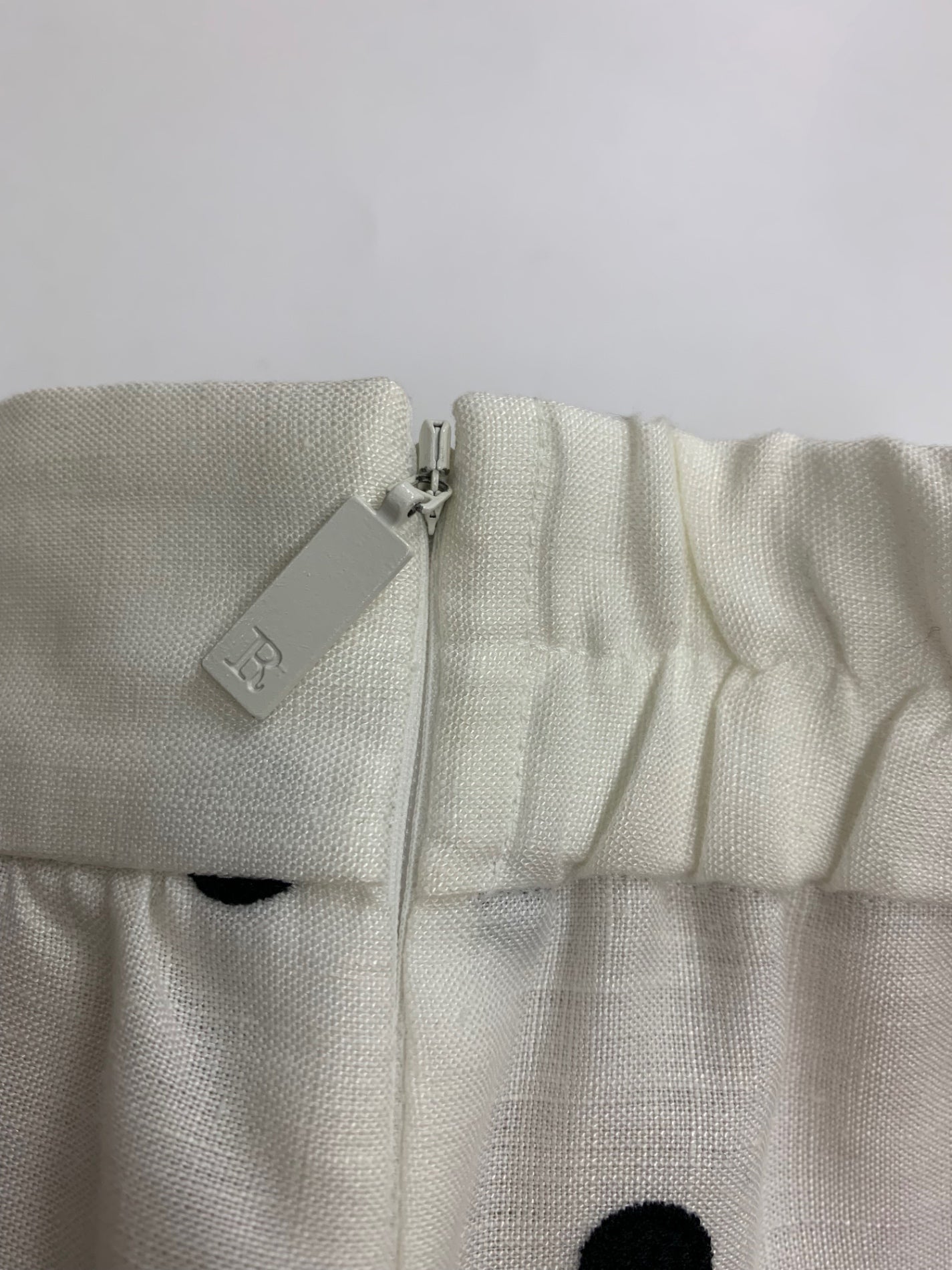 ルネ 6425010 パンツ 36 ホワイト ワイド ドット 水玉 IT5NGSAUH974