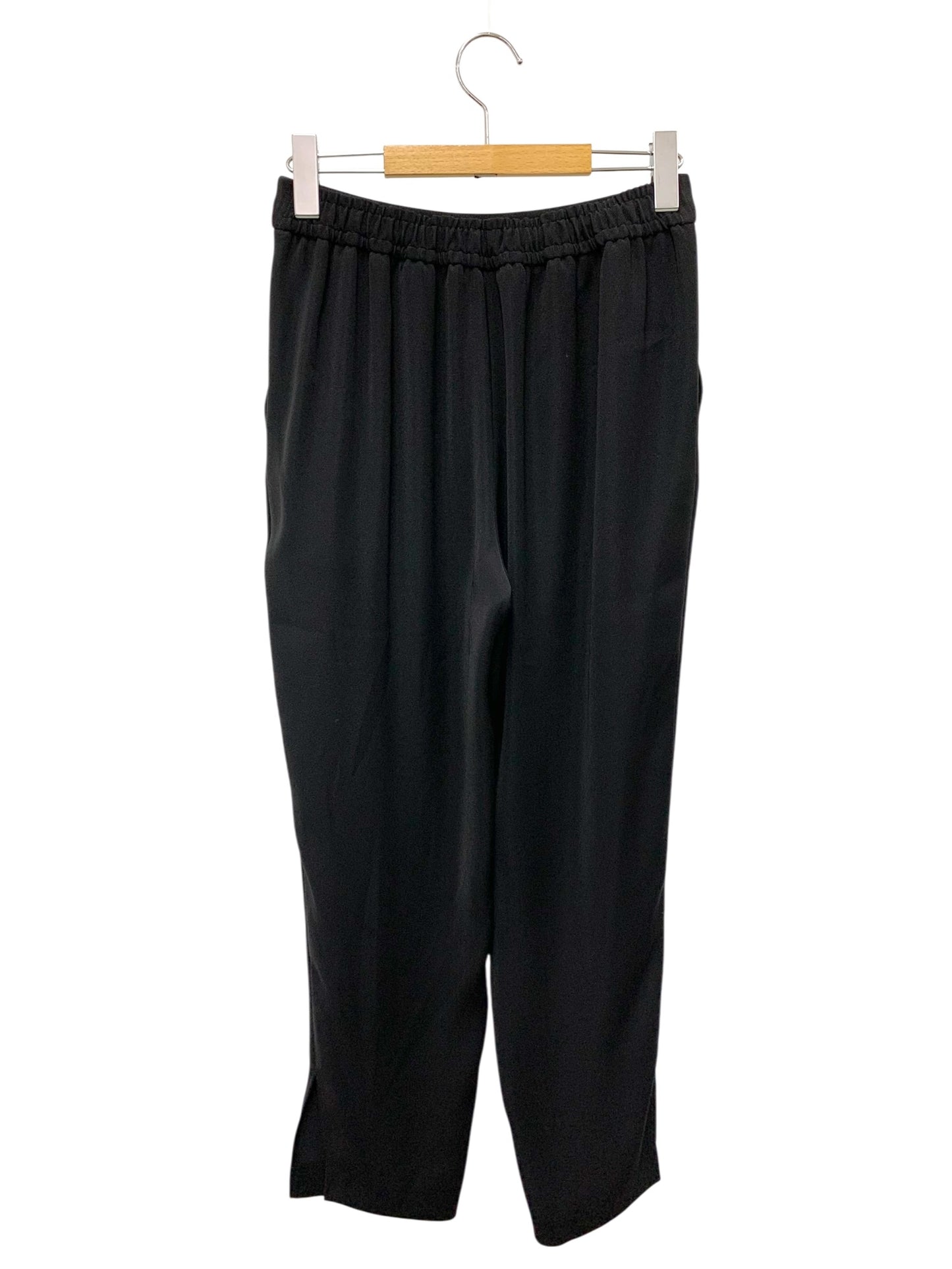 アディアム 44965 パンツ 2 ブラック ウエストギャザー IT6NHDP26QDK