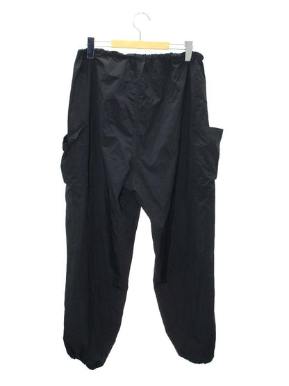 ヨウジヤマモト FS-P60-501 パンツ 2 ブラック ナイロン ウエストギャザー ITCTWPD9U4HU