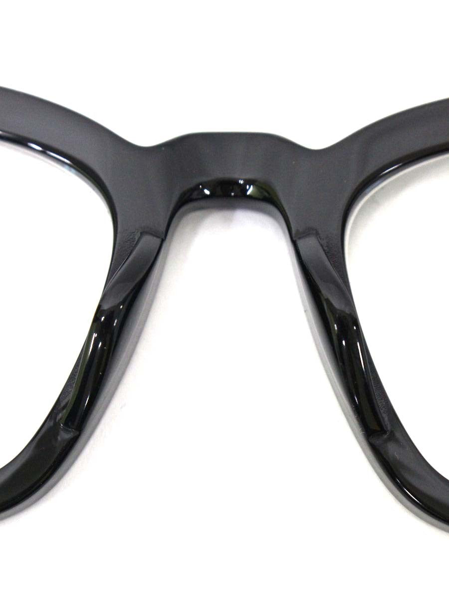 ネイティブサンズ Kowalski PL-008E メガネ ブラック セルフレーム フルリム ウェリントン IT17B4LNLWUA