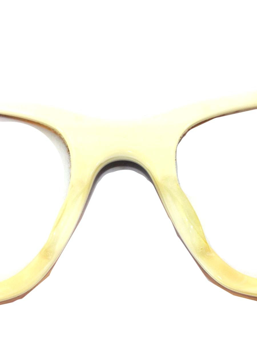 クロムハーツ DROP BOX メガネ ブラウン セルフレーム フルリム スクエア ITXLANEFC03E