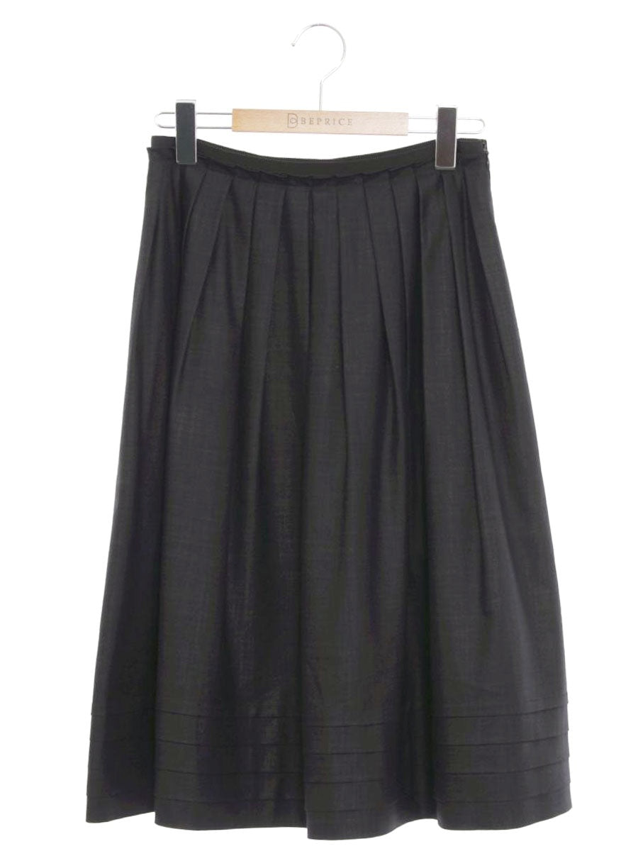 フォクシーニューヨーク リネンベル 39927 スカート 38 ブラック IT4RPKD2UVXJ 【SALE】