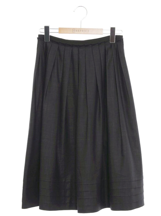 フォクシーニューヨーク リネンベル 39927 スカート 38 ブラック IT4RPKD2UVXJ 【SALE】