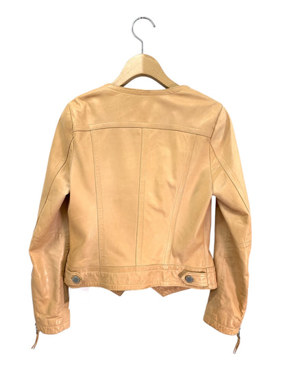 ダイアグラム 36104053 レザージャケット 36 ベージュ ラムレザー IT17Q1YUSEX4 【SALE】