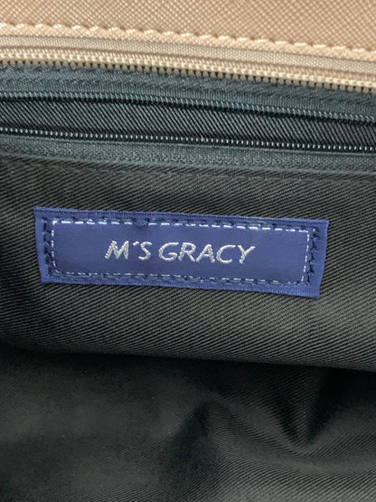 エムズグレイシー 994505 ハンドバッグ ブラウン 人形チャーム付き IT3I29NQMCP0