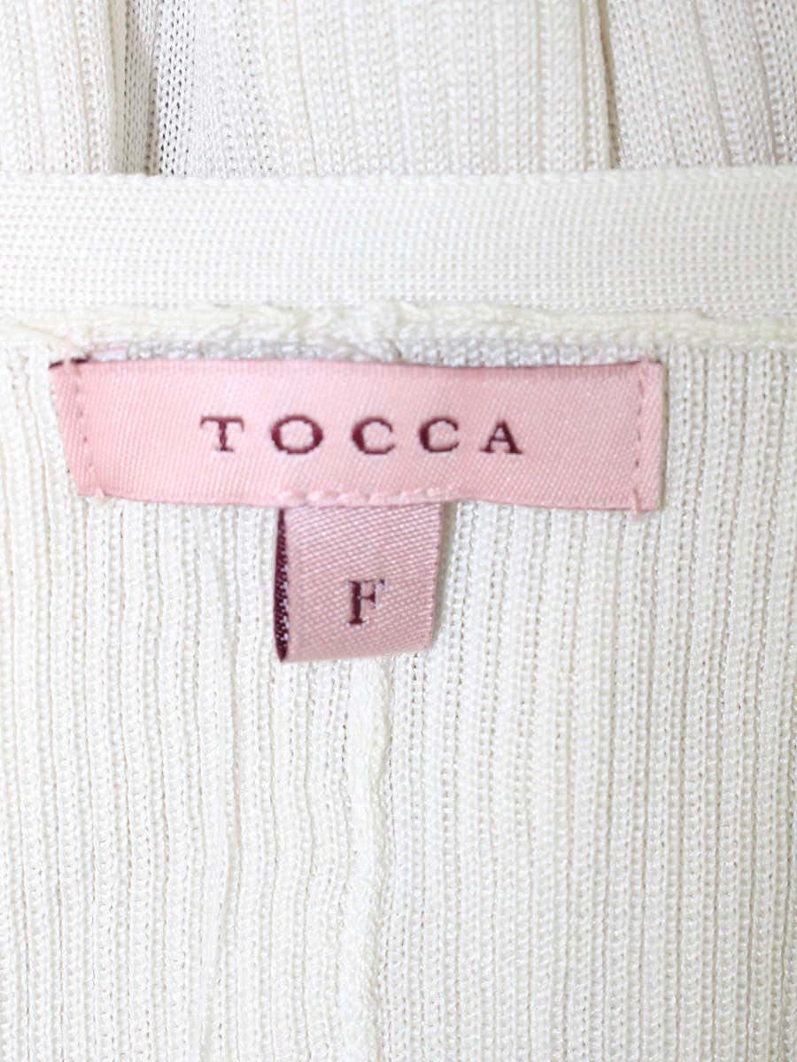 トッカ AJISAI LONG CARDIGAN KRTONS0012 ロングカーディガン F オフホワイト ITE6PDOJ717X