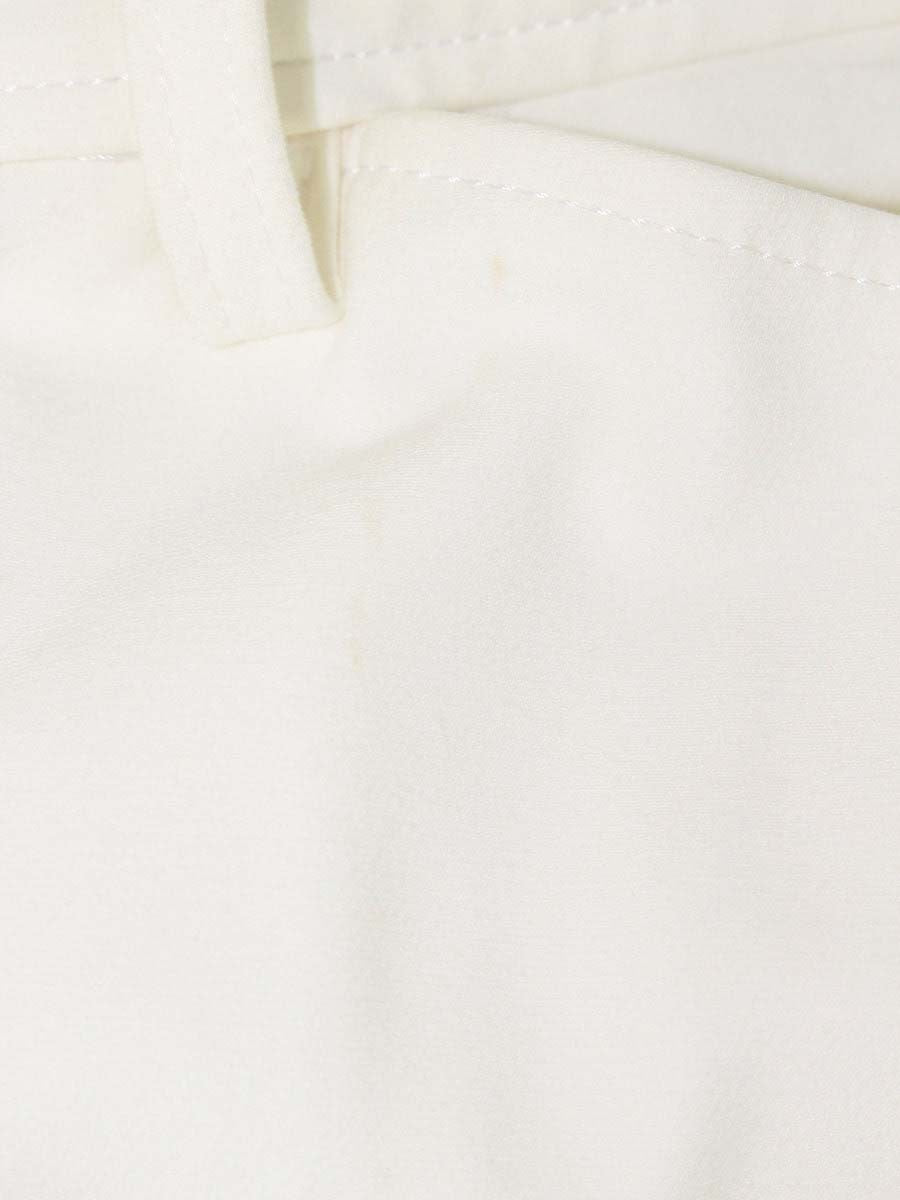 エムズグレイシー 626108 パンツ 40 アイボリー クロップド ビーズ IT27OBDWROO2