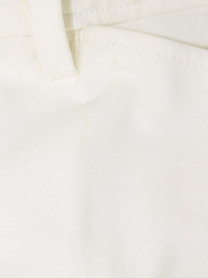 エムズグレイシー 626108 パンツ 40 アイボリー クロップド ビーズ IT27OBDWROO2