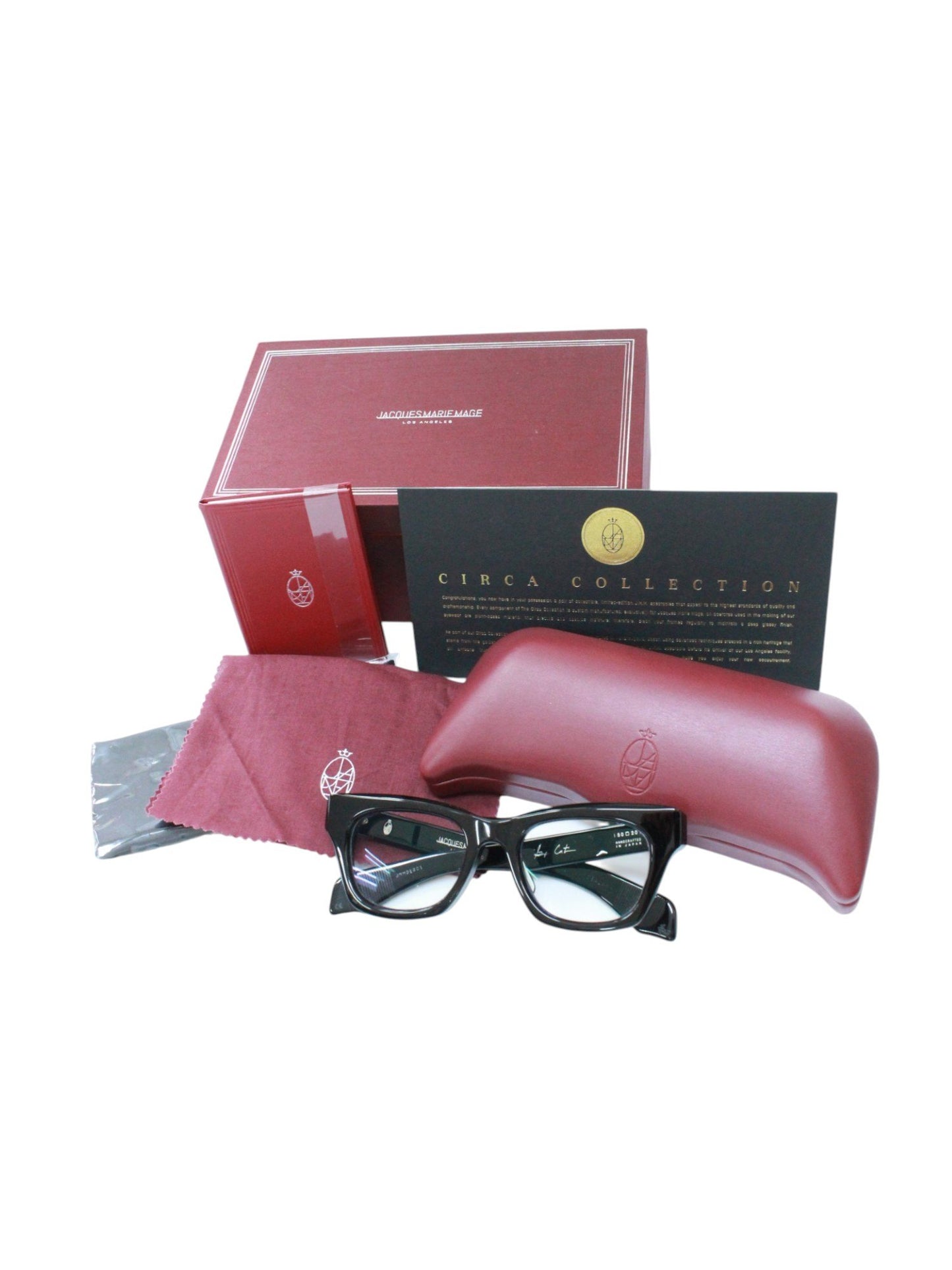 ジャックマリーマージュ DEALAN JacquesMarieMage x George Cortina JMMDEGC1 メガネ ブラック 世界限定500本 セルフレーム フルリム ウェリントン ITU6D4997X7Q